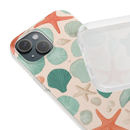 Coastal Coral & Seashell Phone Case