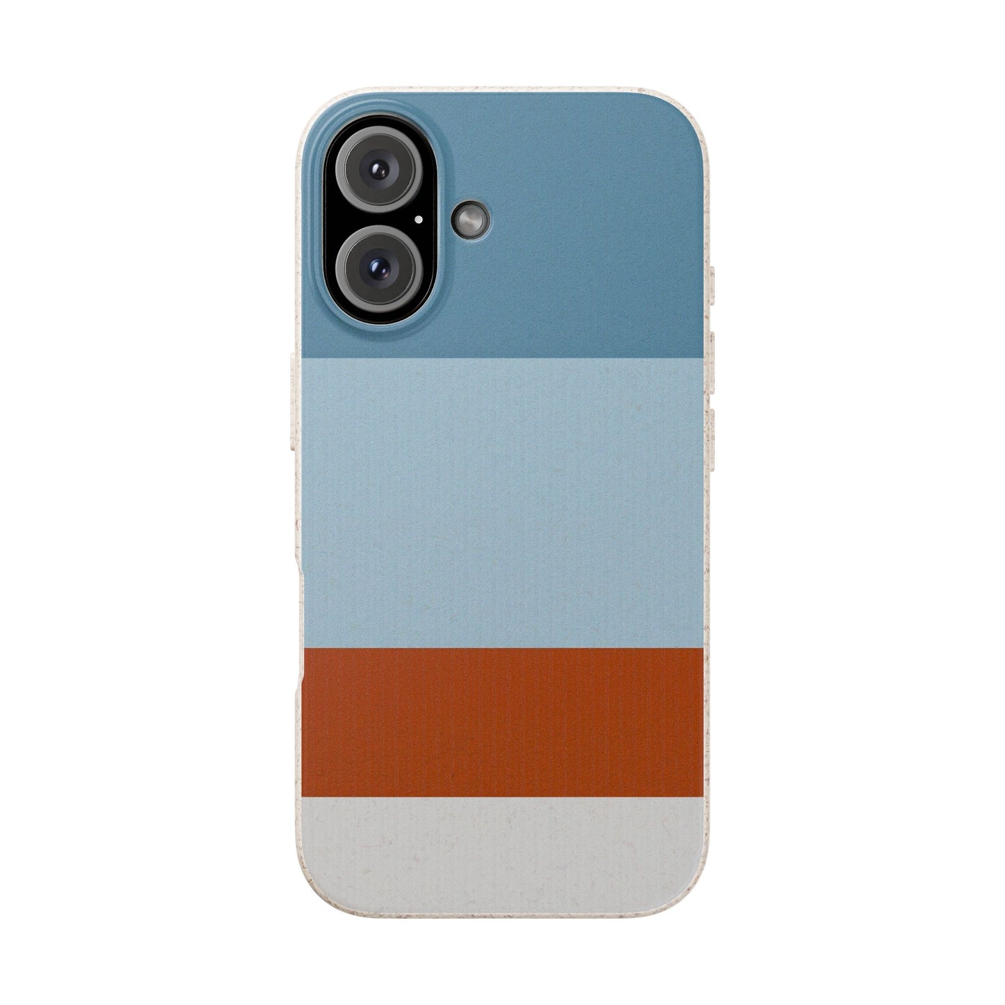 Coastal Horizon Eco-Friendly iPhone Case - Sustainable Biodegradable Design