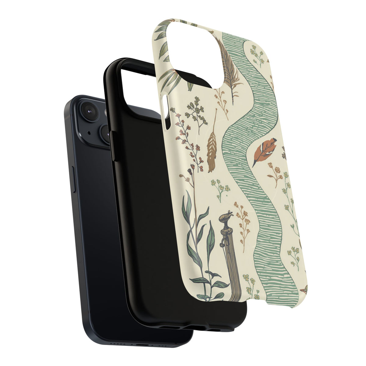 iPhone Canal-Side Botanical Premium MagSafe Case