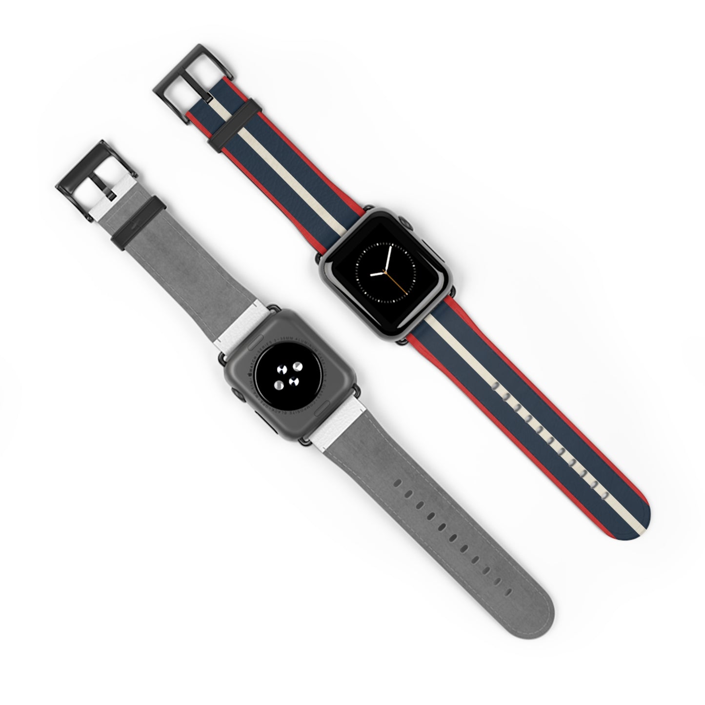 Monaco Stripe Apple Watch Strap - Classic Motorsport Watch Band