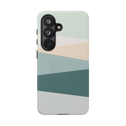 Samsung Galaxy Minimal Neutral Stripe Case - Matte Tough Protective Cover