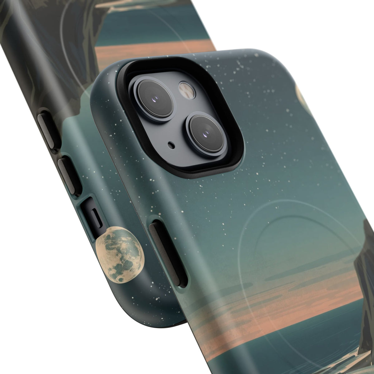 iPhone Moonlit British Cliffs Premium MagSafe Case