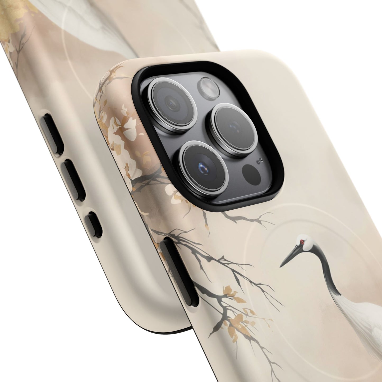 iPhone Elegant Crane Premium MagSafe Case