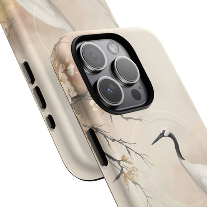 iPhone Elegant Crane Premium MagSafe Case