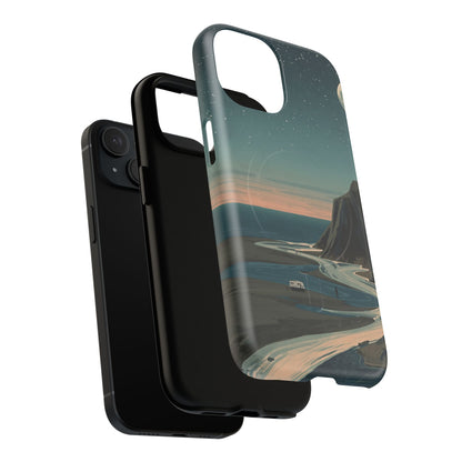 iPhone Moonlit British Cliffs Premium MagSafe Case
