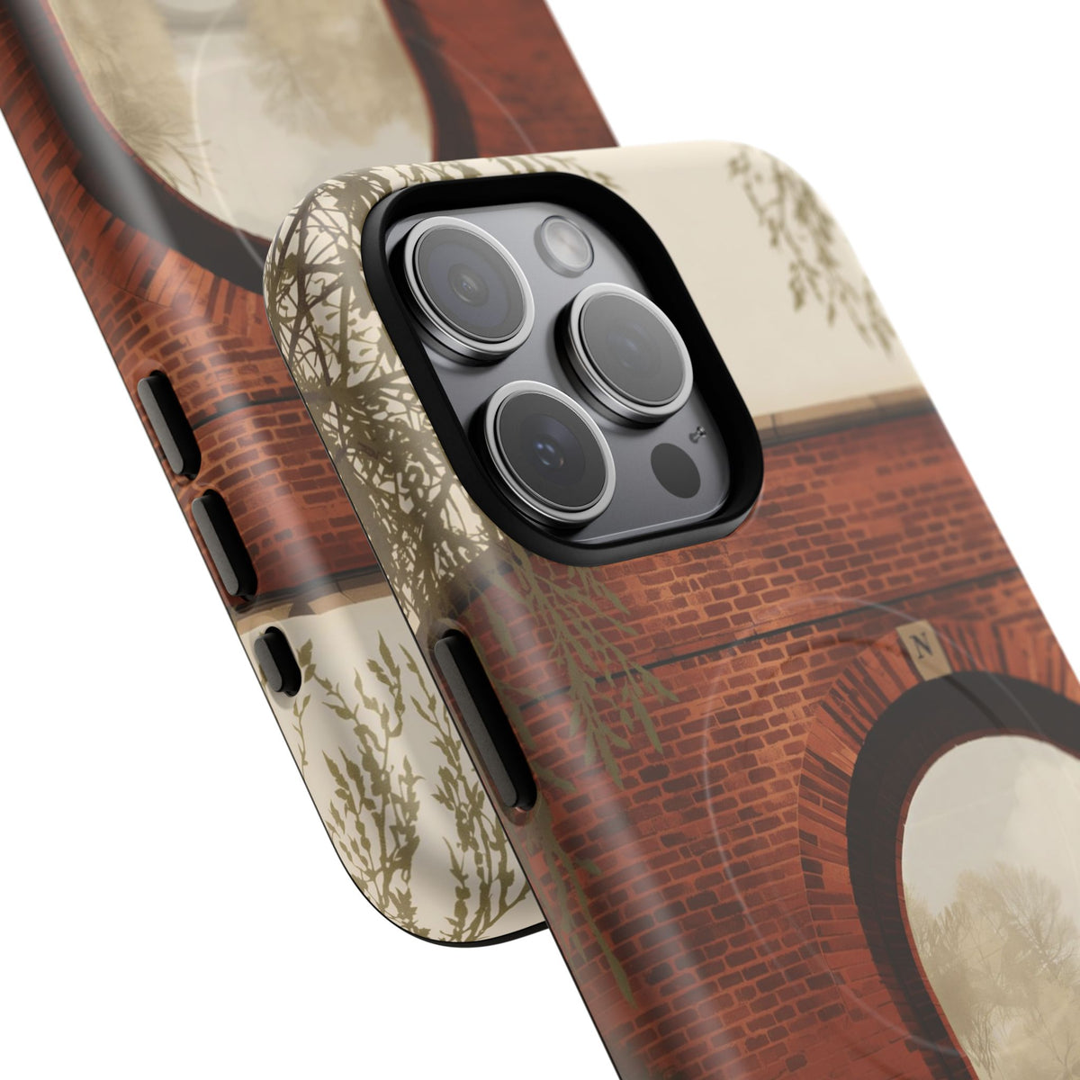 Willow Canal Bridge Passage iPhone Case – Heritage Waterway Design