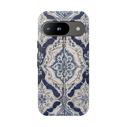Google Pixel Case - Blue Moroccan Tile