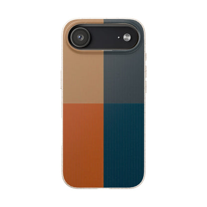 Harbour Grid Eco-Friendly iPhone Case - Sustainable Biodegradable Design