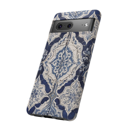 Google Pixel Case - Blue Moroccan Tile