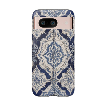 Google Pixel Case - Blue Moroccan Tile