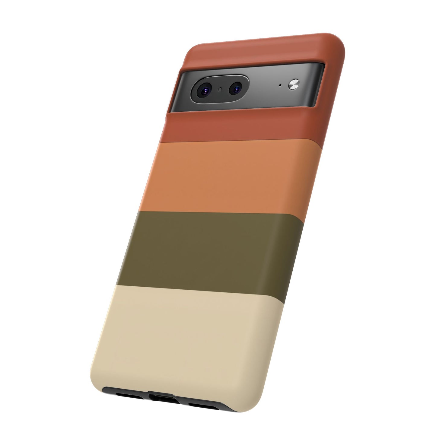 Google Pixel Case - Earth Tone Block Stripe