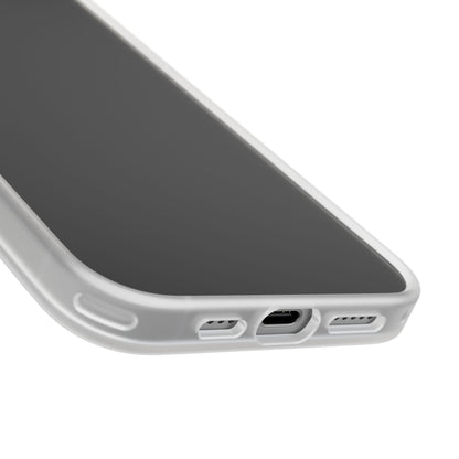 Warped Fine Line Pattern Phone Case - Minimal Black on White Optical Design