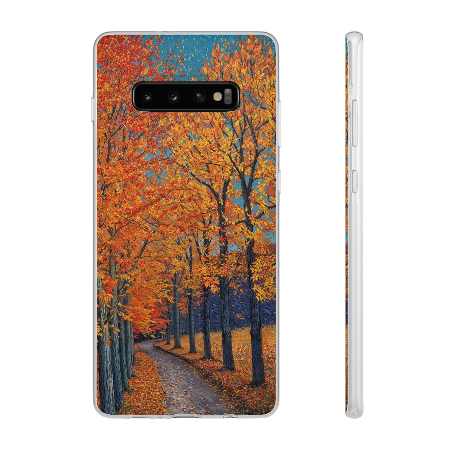 Golden Autumn Pathway Phone Case