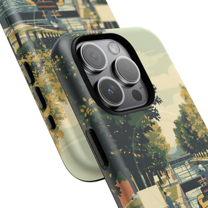 iPhone Towpath Lock Audience Premium MagSafe Case