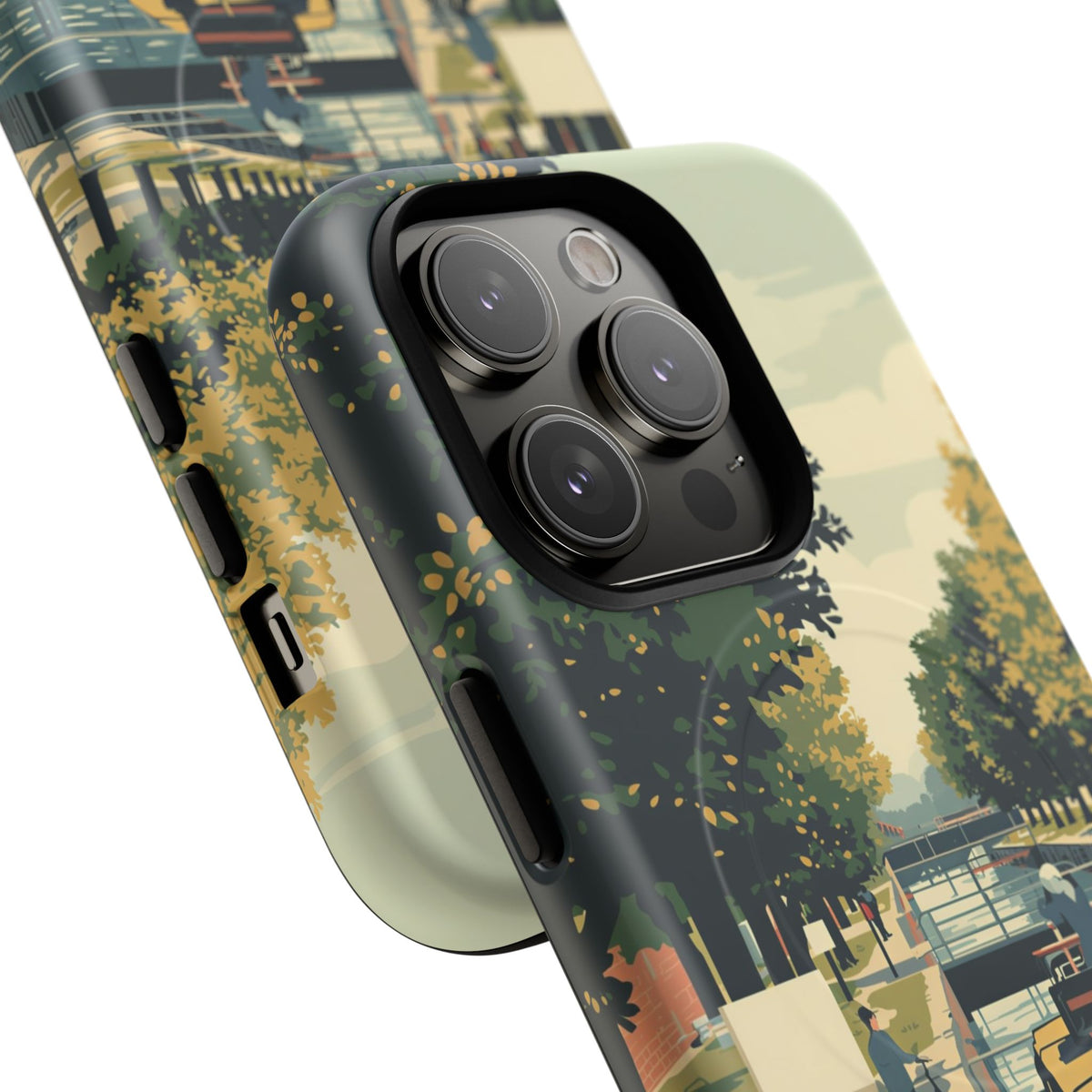 iPhone Towpath Lock Audience Premium MagSafe Case