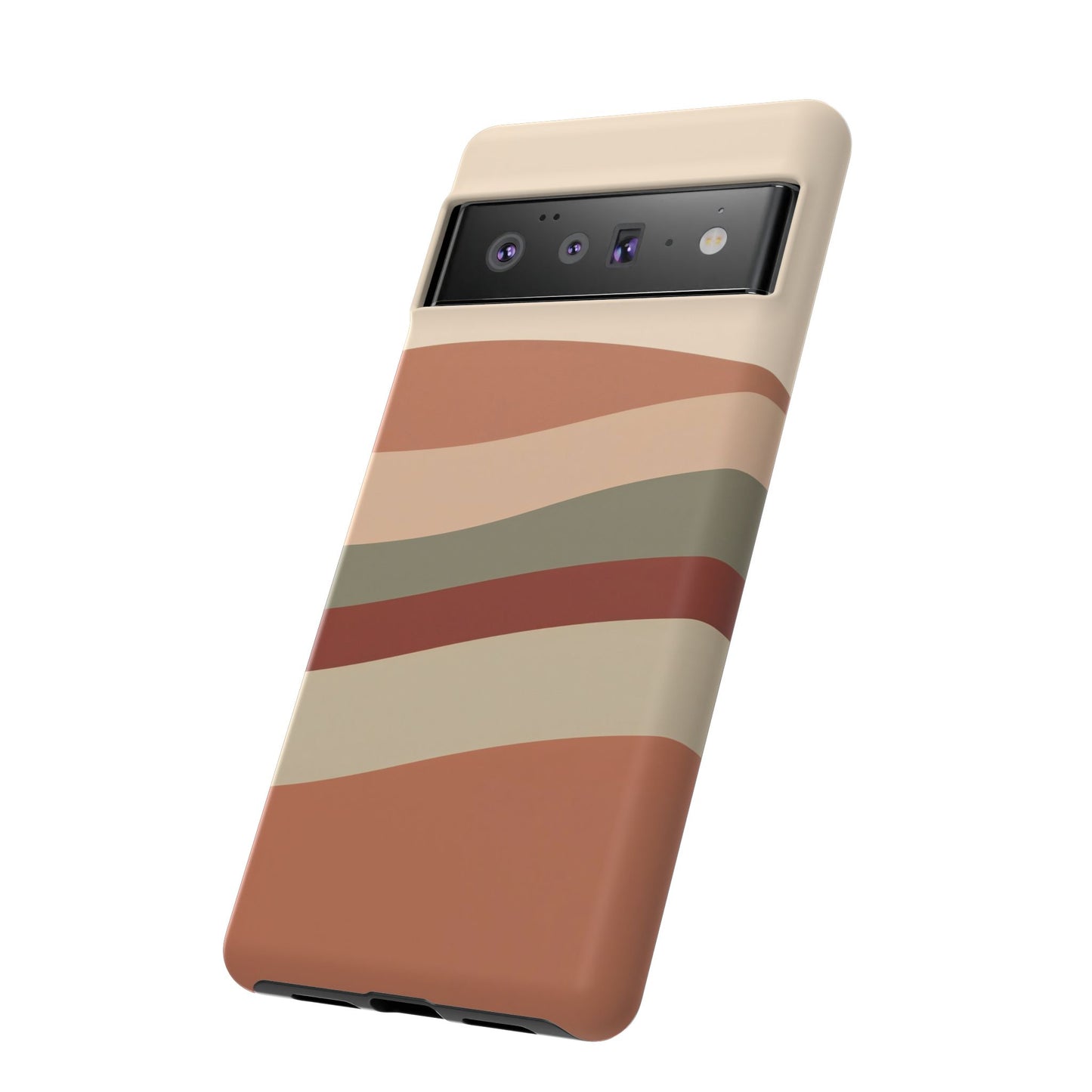Google Pixel Case - Earthy Wave Stripe