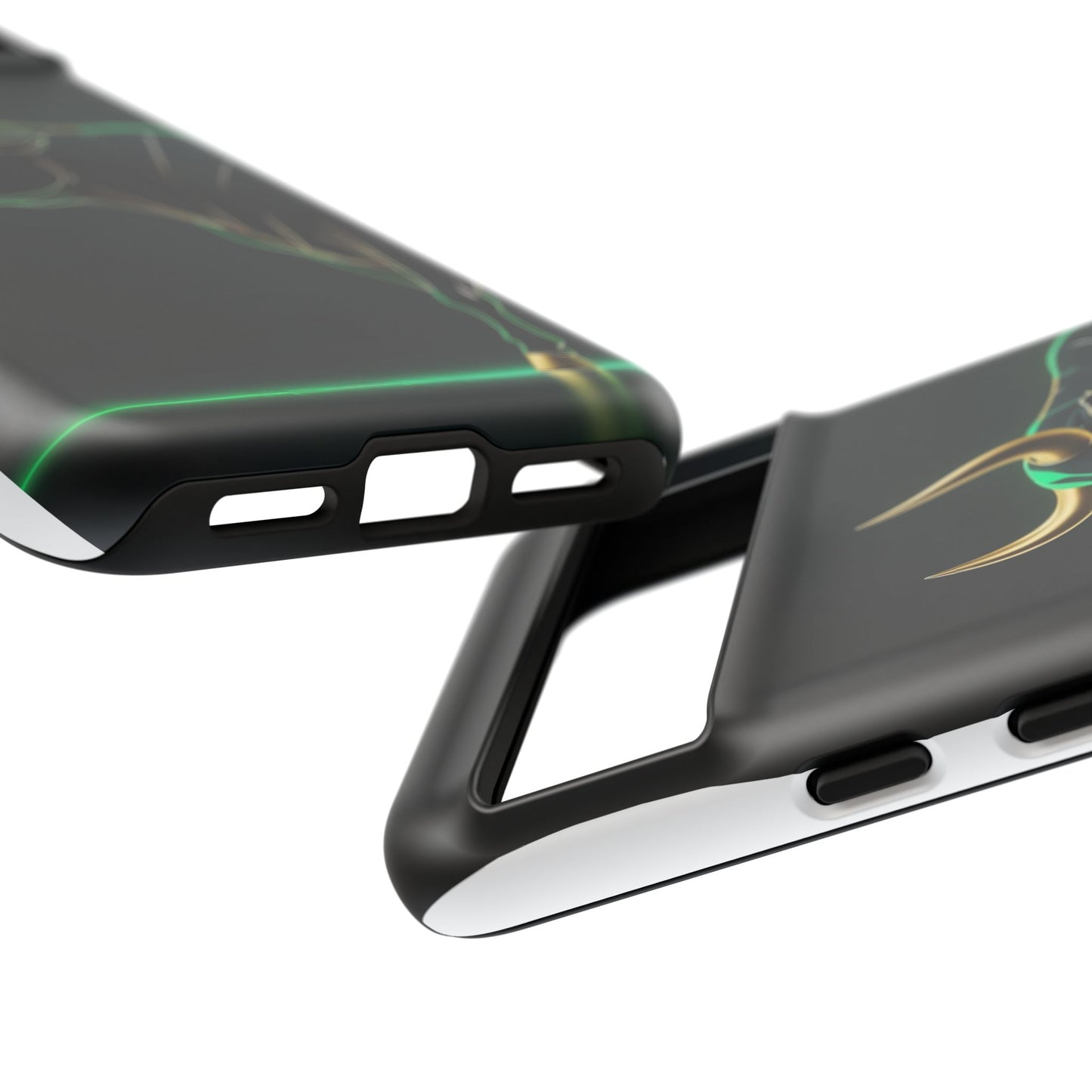 Google Pixel Case - Neon Bull Matte Black