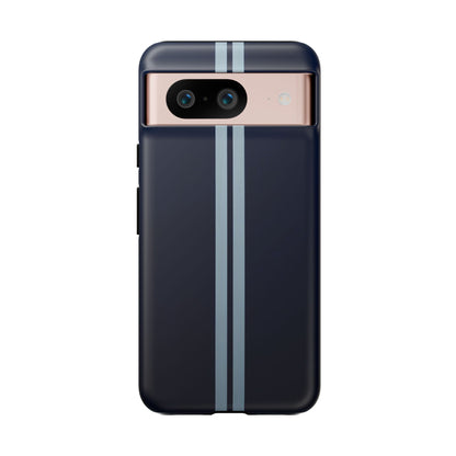 Google Pixel Case - Midnight Racing Stripe Design
