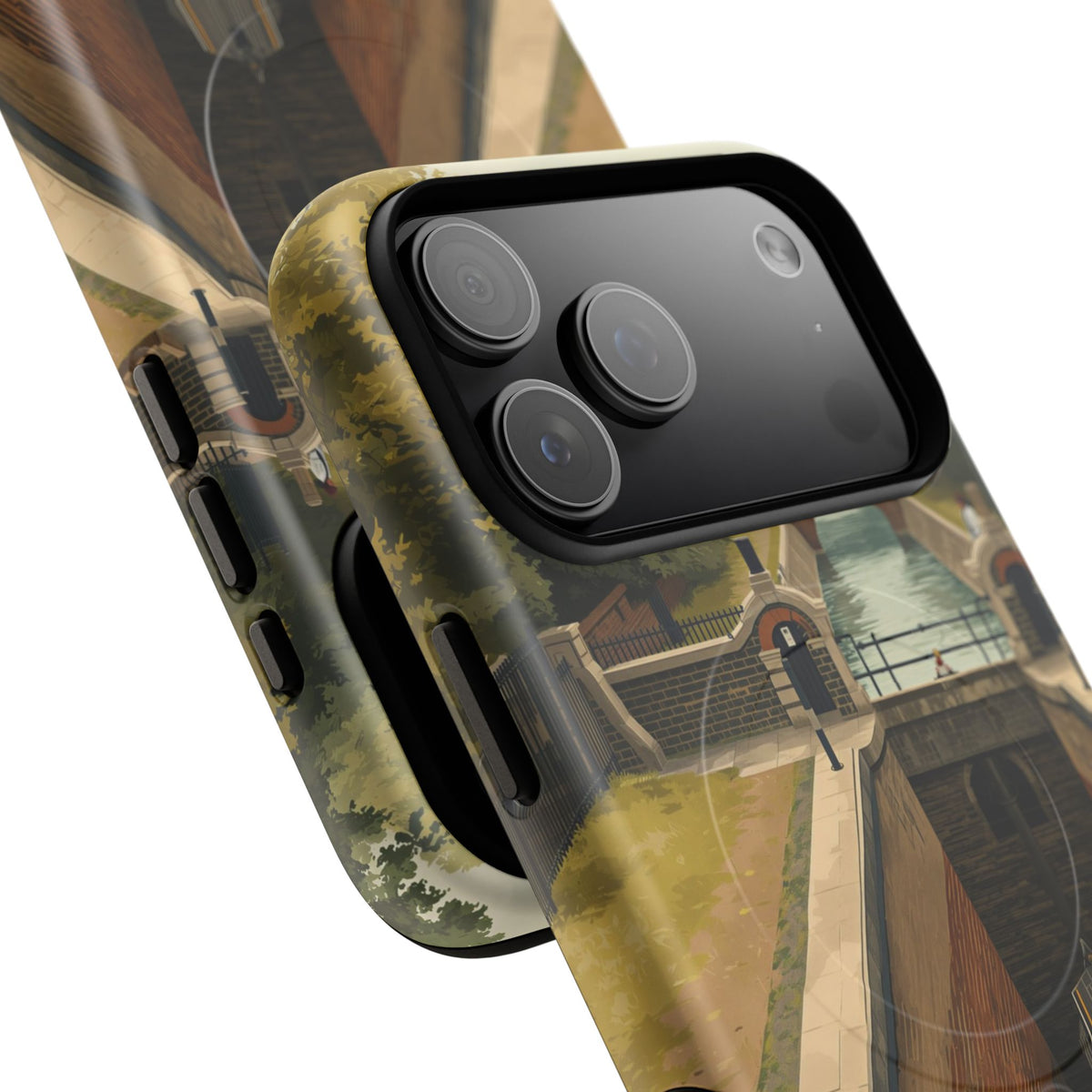 The Lock Keeper’s Vertical Journey Heritage iPhone Case