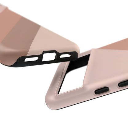 Google Pixel Case - Blush Diagonal Stripe