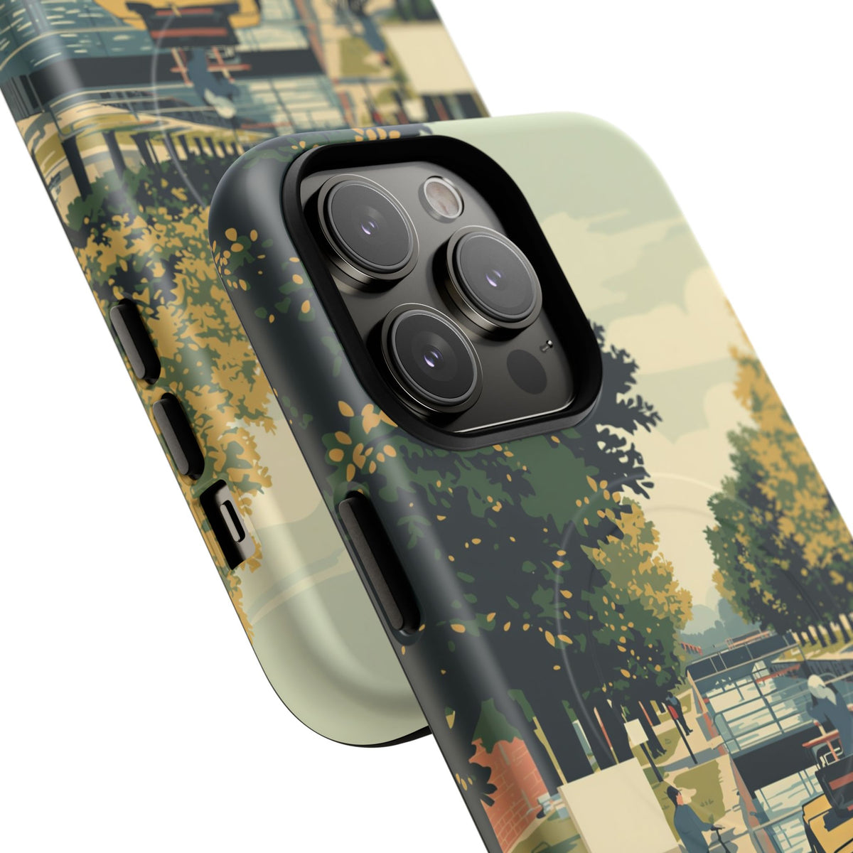 iPhone Towpath Lock Audience Premium MagSafe Case