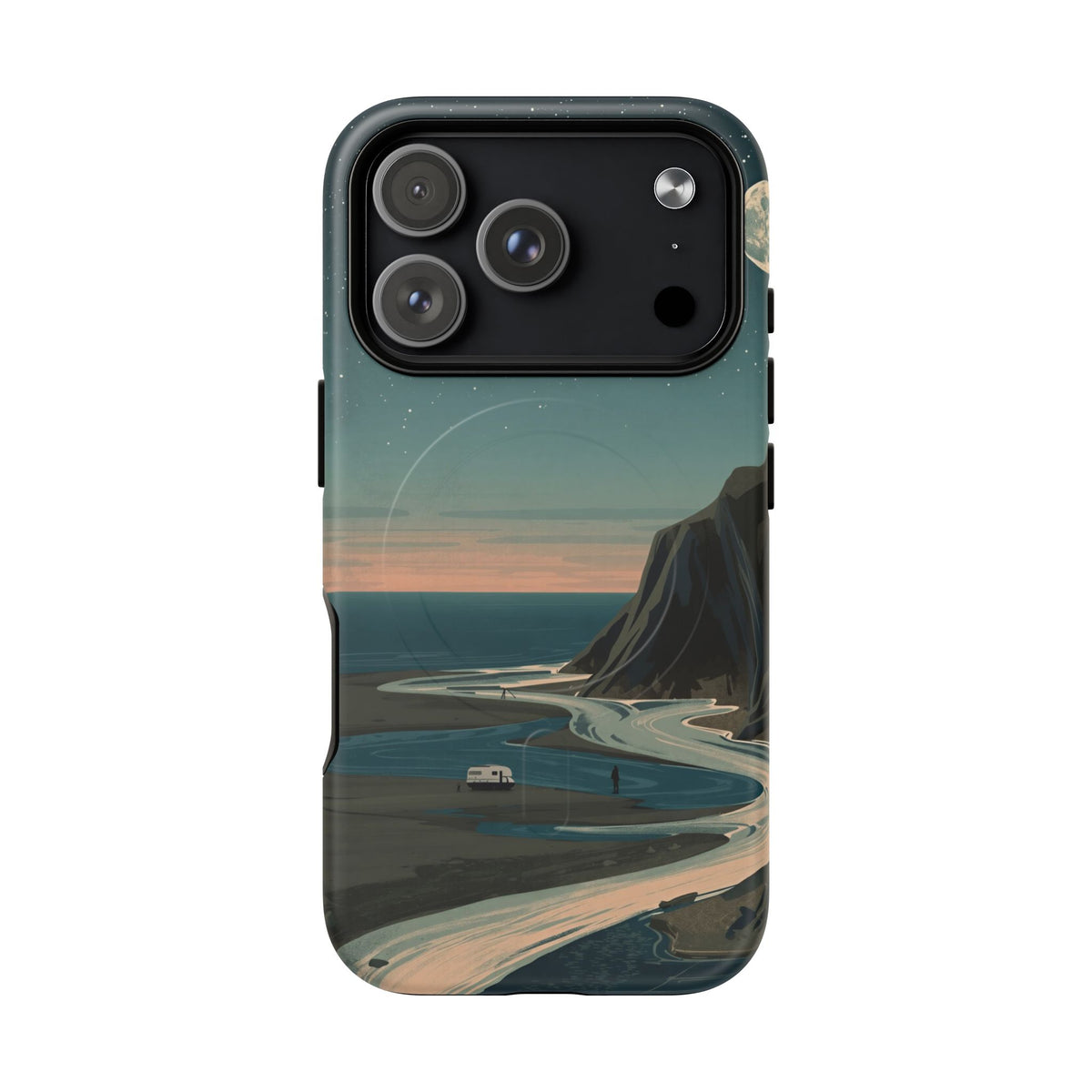 iPhone Moonlit British Cliffs Premium MagSafe Case