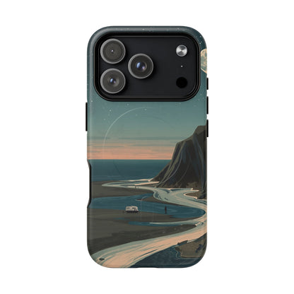 iPhone Moonlit British Cliffs Premium MagSafe Case