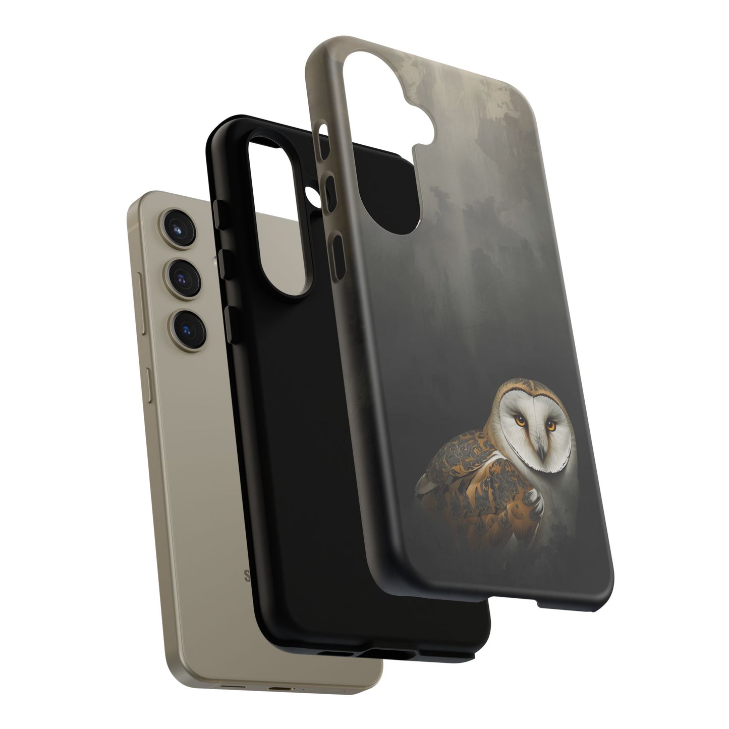Samsung Galaxy Barn Owl Moody Forest Tough Case