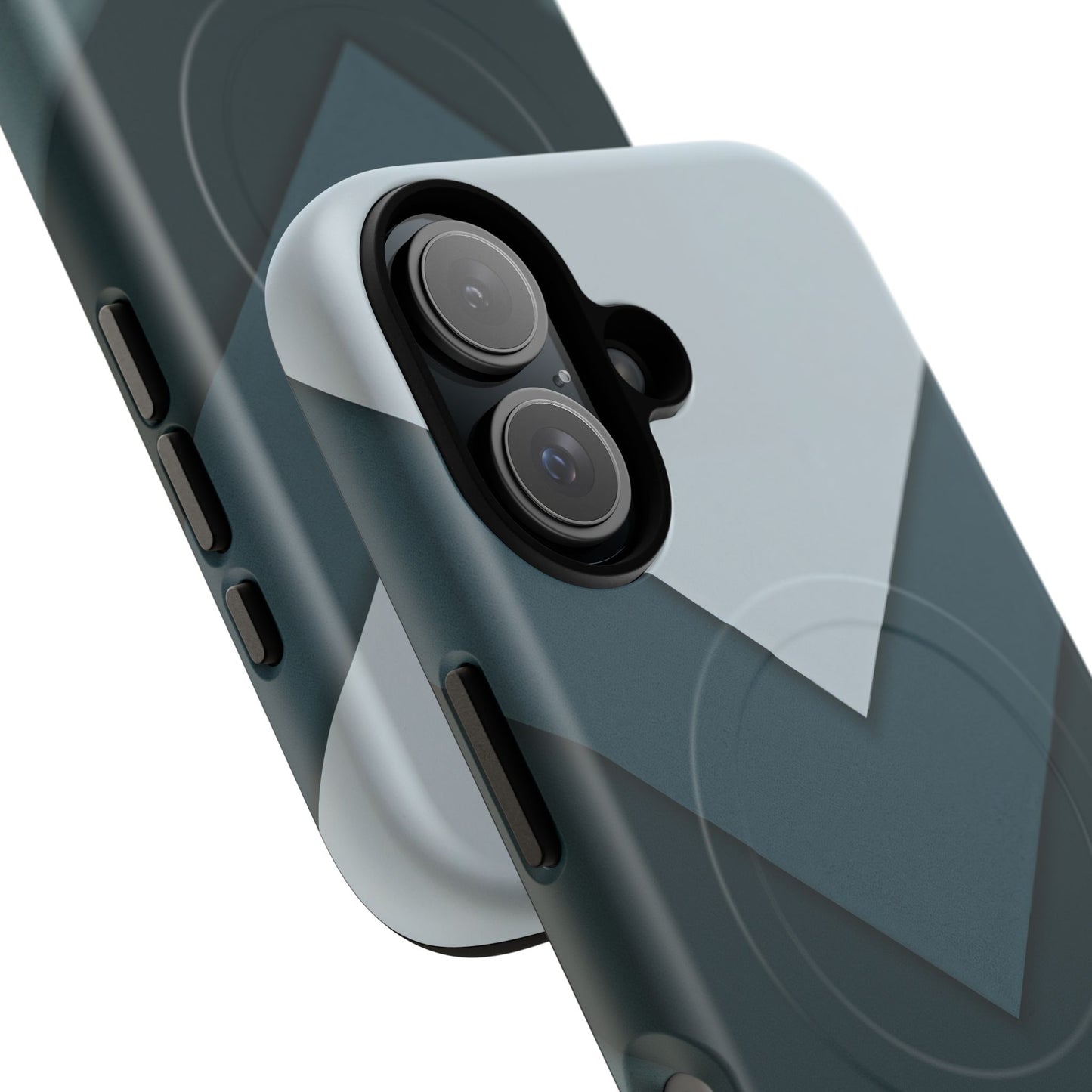 Midnight Chevron iPhone Case - Luxury Shockproof MagSafe® Tough Cover