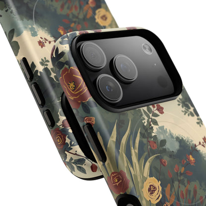 iPhone Porthole Canal Garden Premium MagSafe Case