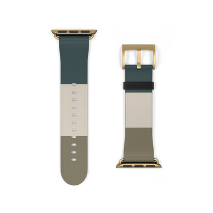 Nordic Coast Apple Watch Strap - Minimal Colour-Block Watch Band