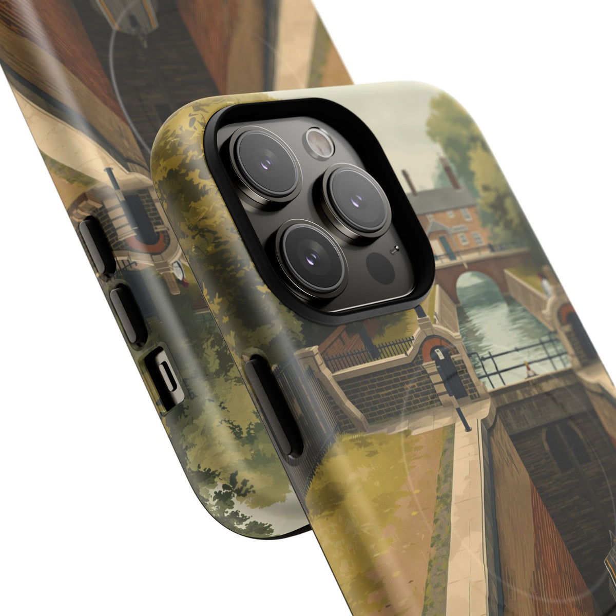The Lock Keeper’s Vertical Journey Heritage iPhone Case