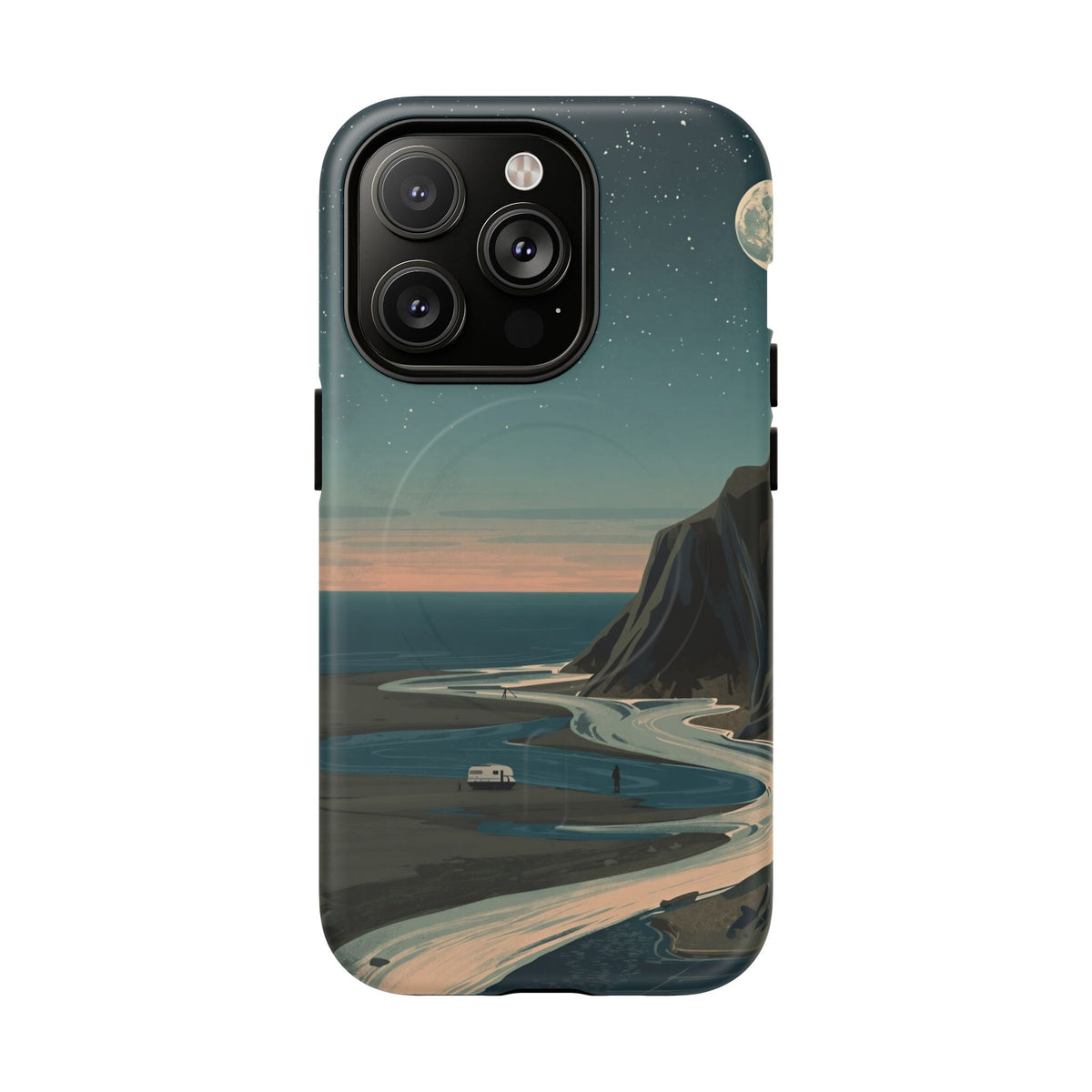 iPhone Moonlit British Cliffs Premium MagSafe Case