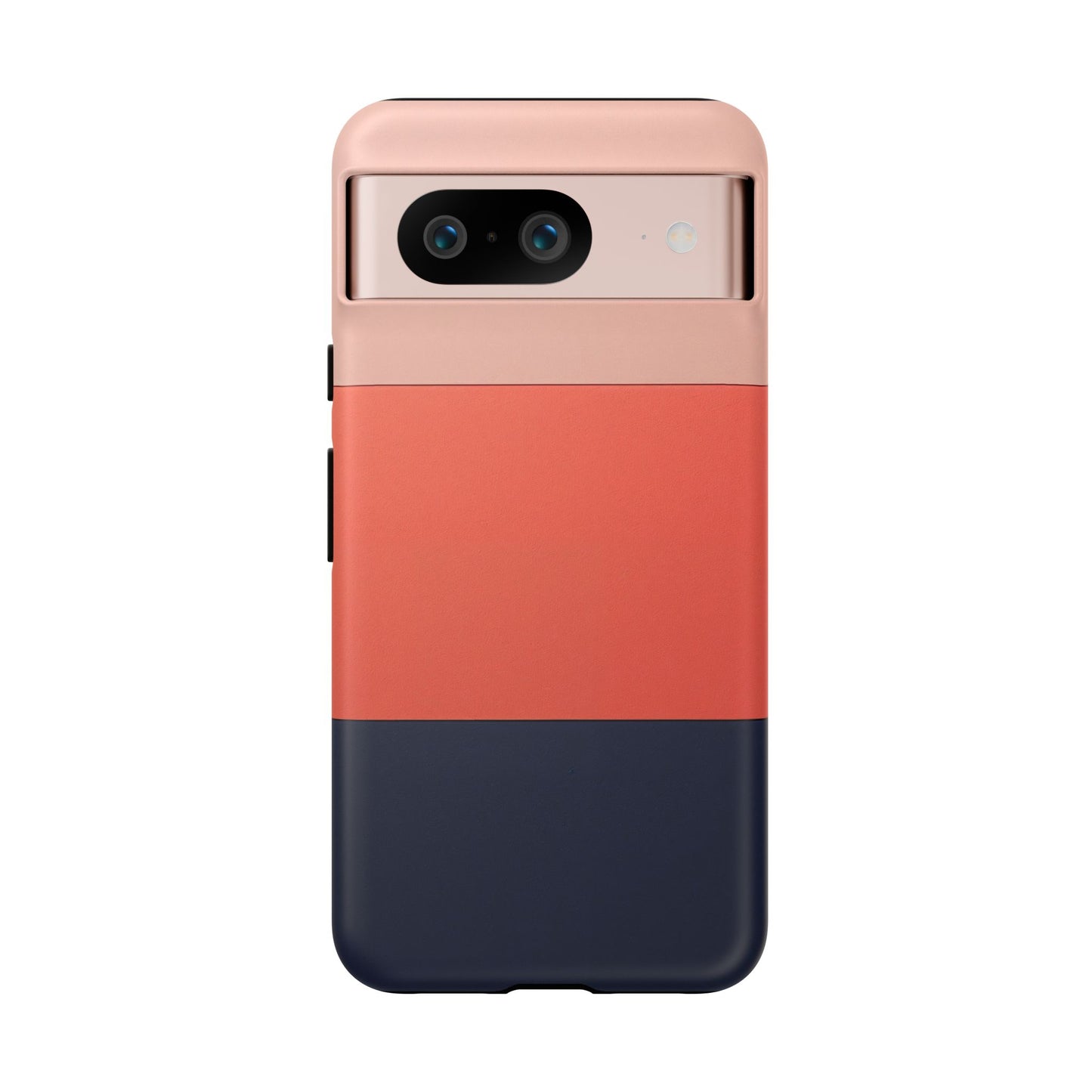 Retro Coral Google Pixel Case - Dual-Layer Shockproof Matte Cover