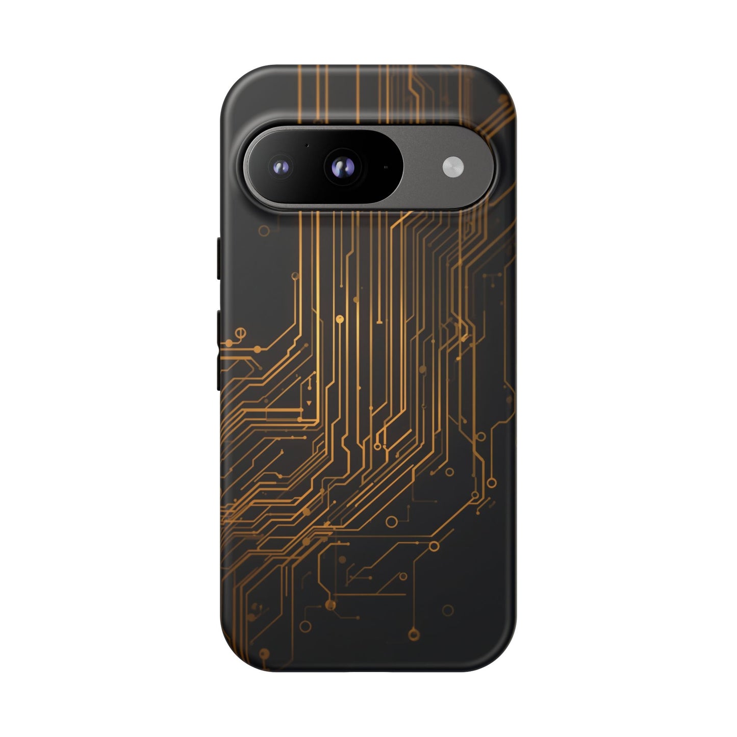 Google Pixel Case - Gold Circuit Board