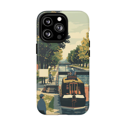 iPhone Towpath Lock Audience Premium MagSafe Case