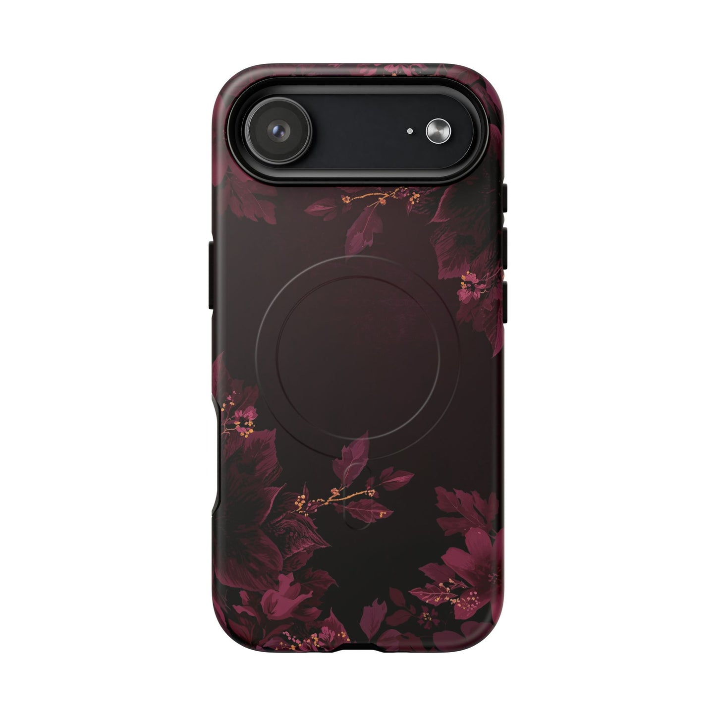 Midnight Bloom Floral iPhone Case - Premium MagSafe Protective Cover