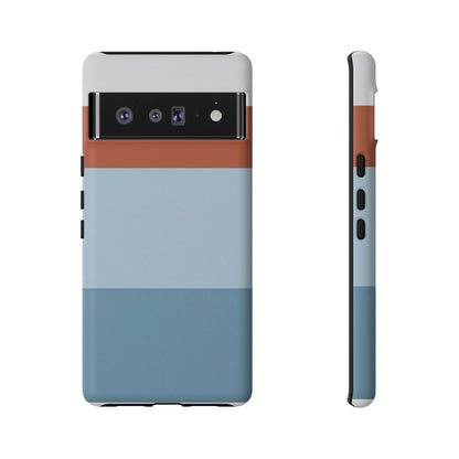 Coastal Block Google Pixel Case - Dual-Layer Matte Protective Cover