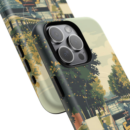 iPhone Towpath Lock Audience Premium MagSafe Case