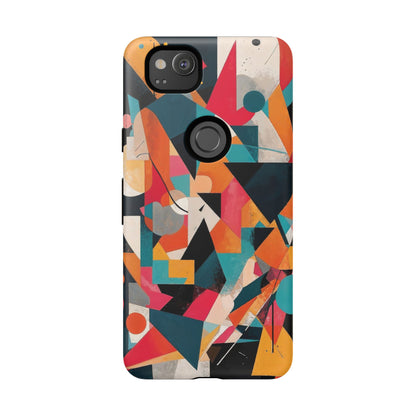 Google Pixel Case - Abstract Geometric Modern Art Design
