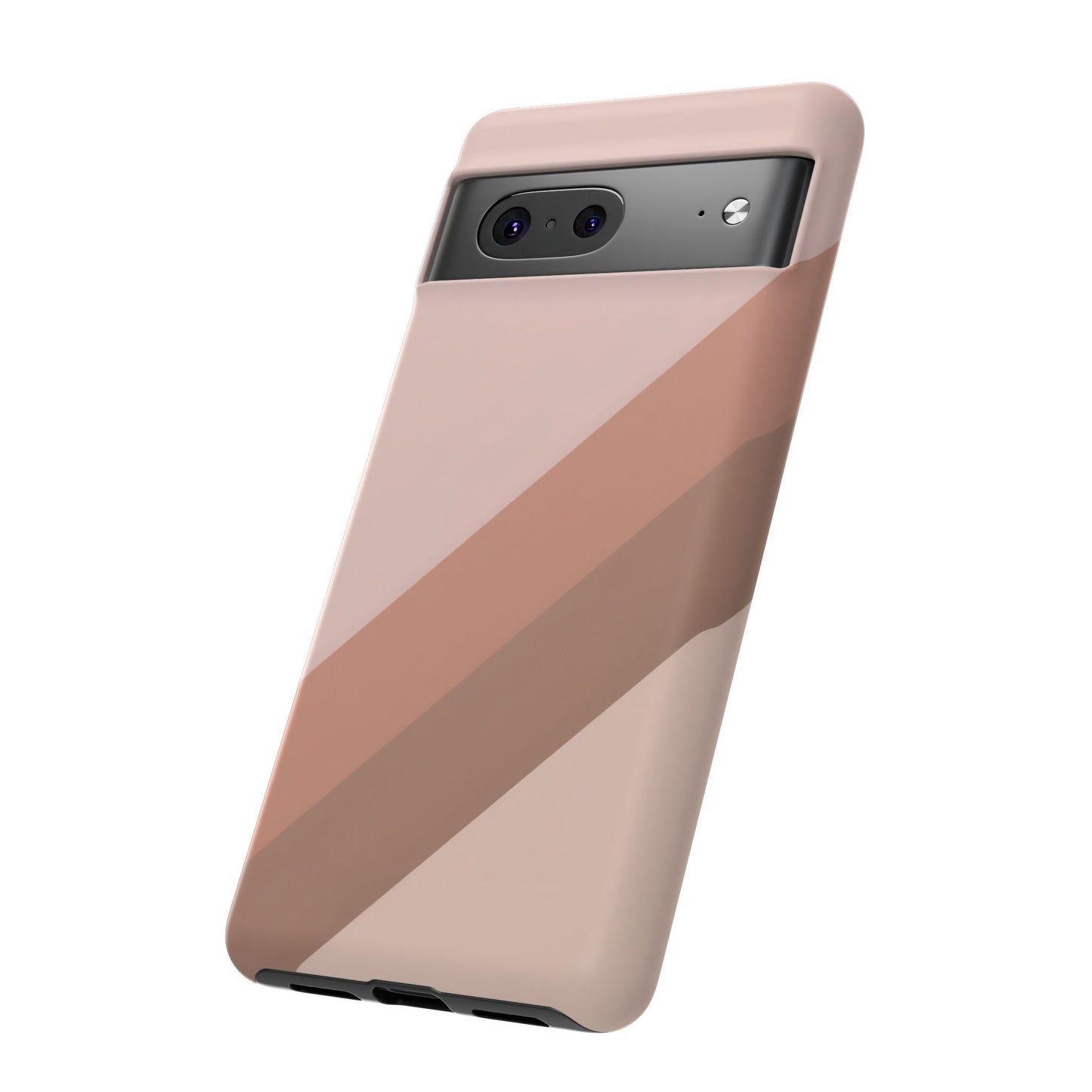 Google Pixel Case - Blush Diagonal Stripe