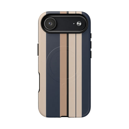 Slate Sandline Stripe iPhone Case - Premium MagSafe Protective Cover