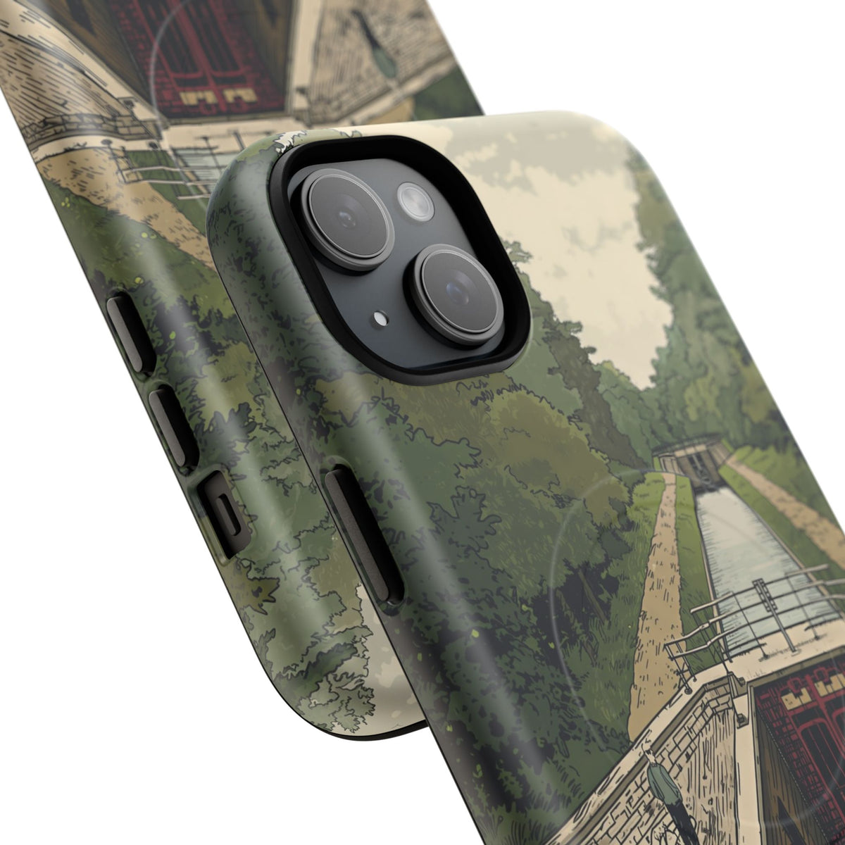 iPhone Heritage Canal Lock Flight Premium MagSafe Case