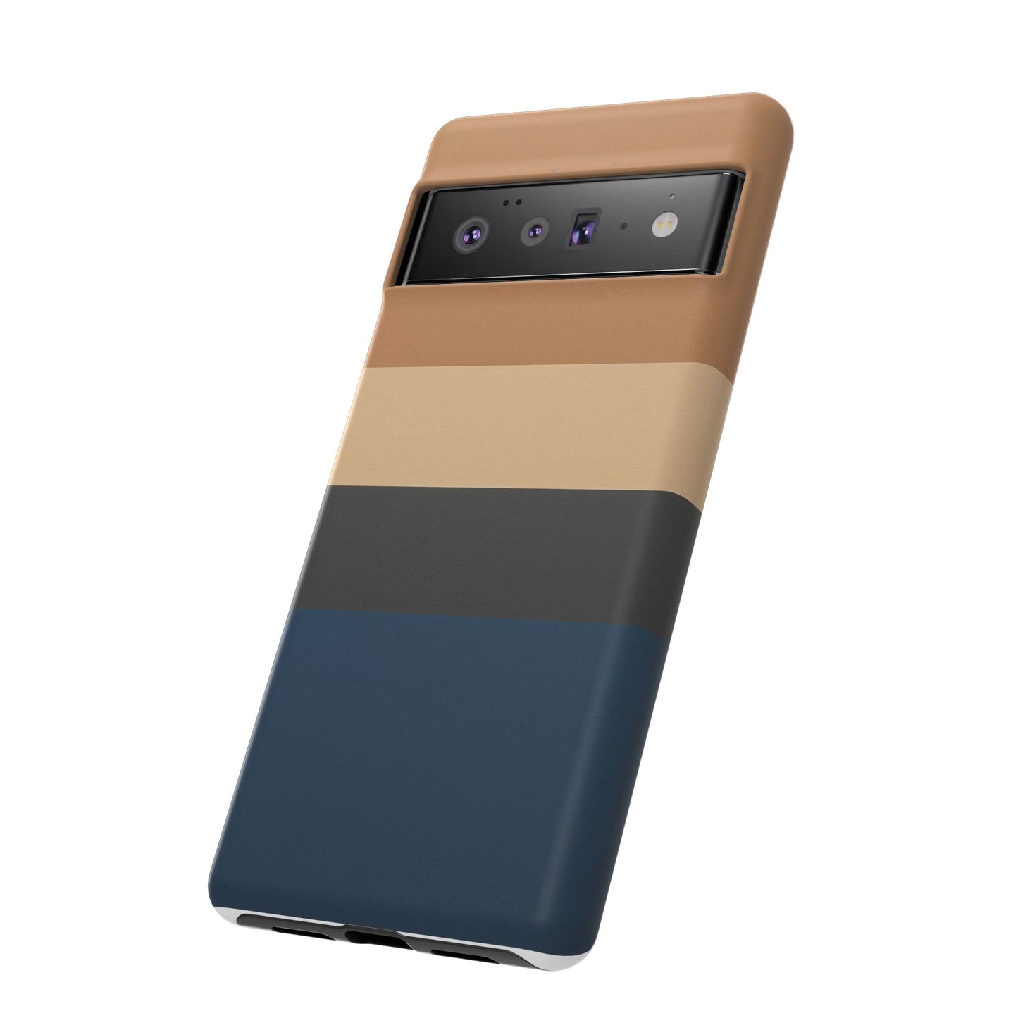 Sahara Stripe Google Pixel Case - Dual-Layer Matte Protective Cover