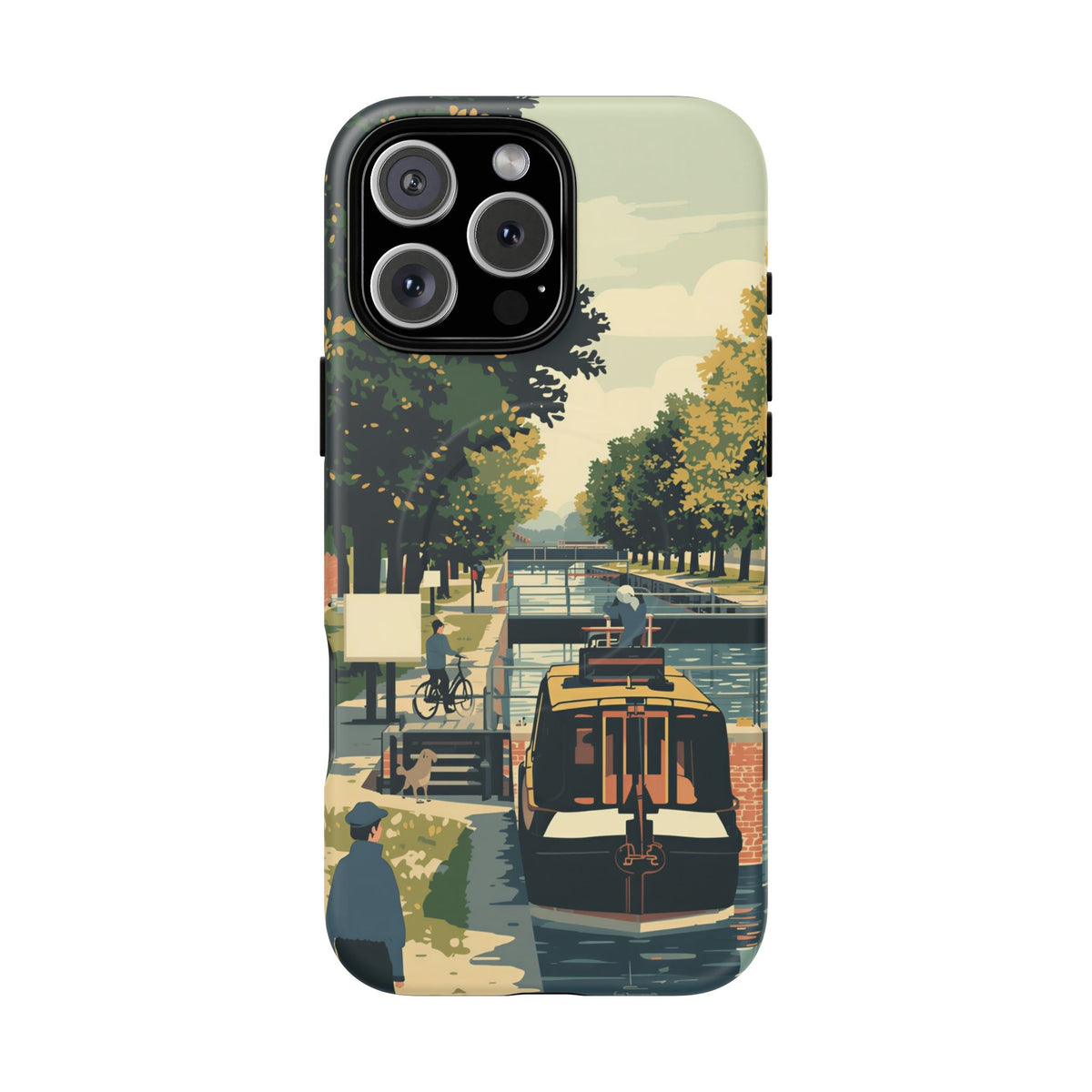 iPhone Towpath Lock Audience Premium MagSafe Case