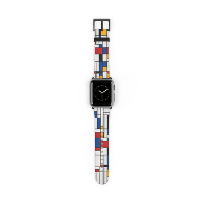 Mondrian Apple Watch Strap - Modern Art-Inspired Watch Band