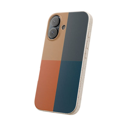 Harbour Grid Eco-Friendly iPhone Case - Sustainable Biodegradable Design