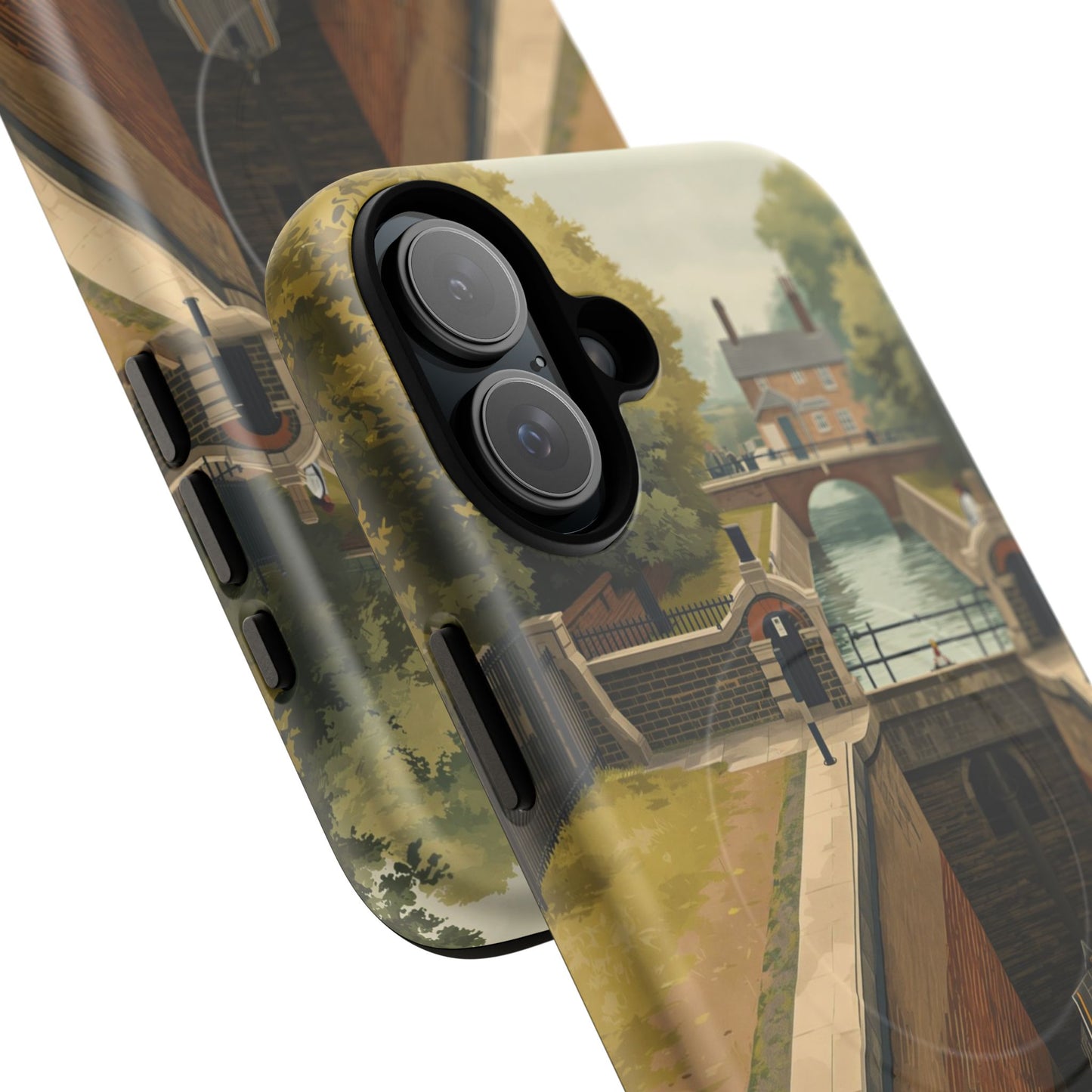 The Lock Keeper’s Vertical Journey Heritage iPhone Case