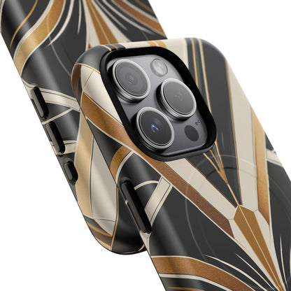 Deco Noir Luxe iPhone Case - Premium MagSafe Protective Cover