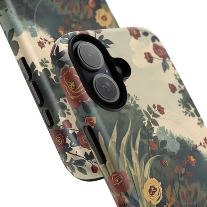 iPhone Porthole Canal Garden Premium MagSafe Case